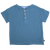 Enfant Terrible - Organic Musselin Shirt Kurzarm Steel Blue
