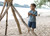 Enfant Terrible - Organic Musselin Shirt Kurzarm Steel Blue