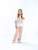 Hust&Claire - Organic Cullotte Jeans Jael Streifen Clay
