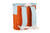BlaFre - Rucksack Rolltop Orange+Hellblau 3-7y