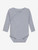 Fixoni - Wickelbody Rippe aus Tencel Hellblau meliert