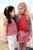 Müsli - Organic Crop Shirt Streifen rot Natur
