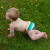 Little Green Radicals - Organic Schwimmwindel Regenbogenstreifen