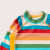 Little Green Radicals - Badeshirt Langarm UPF 50+ Regenbogenstreifen
