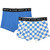 The New - Boxershorts 2er Pack Karo blau