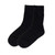 Hirsch Natur - Organic Wollsocken mit Alpaca schwarz
