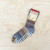Hirsch Natur - Organic Grobstrick Stoppersocken Schurwolle Erde