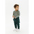 The New - Organic Langarmbody Rippe Streifen June Bug
