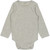 The New - Langarmbody Baumwolle Grau Meliert