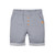 Pure Pure - Organic Shorts Baumwolle-Leinen Denim grau