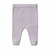 Puri - Organic Strickhose Perlfangstrick Biobaumwolle-Seide Lavendel
