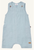 Hust&Claire - Organic Spieler Latzhose Streifen Mik Musselin Baby Blue