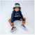 Lil´Bo - Organic Cap Color Block Stone Green/Sand/Navy
