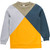 Sweatpullover grafische Blockfarben