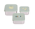 Lässig - SnackBox Edelstahl Happy Fruits Lemon 3er Pack