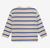 En Fant - T-shirt Longsleeve Streifen Oversize Mazarine Blue