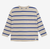 En Fant - T-shirt Longsleeve Streifen Oversize Mazarine Blue