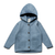Puri - Organix Hoody Jäckchen Steick Baumwolle/ Wolle rauchblau