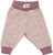 Lilano - Organic Wollfleece Hose feine Ringel mauve