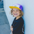Lil´Boo - Organic Cap Color Block Purple/ Yellow