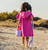 Quut - Beach Poncho schnelltrocknend Burgundy
