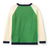 Copenhagen Colors - Organic leichtes Strickshirt Color Block Sharp Green
