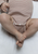 Petit Piao - Organic Wickelbody Modal feine Streifen Nostalgic Rose/ Dark off white