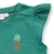 Sense Organics - Organic Butterly T-Shirt Nana emerald green