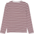 The New - Organic Longlseeve Rippe Streifen Gardenia Striped