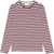 The New - Organic Longlseeve Rippe Streifen Gardenia Striped