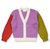 Sense Organics - Organic Cardigan NUAKOO lila, green tea, terracotta