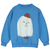 Lötiekids - Organic Sweater Good Monster Cobalt Blue