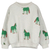 Lötiekids - Organic Sweater Horses Light Grey Melange