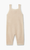 Wedoble - Organic Strickstrampler Cashmere Jardineira Creme