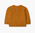 Wedoble - Organic Strickpullover Merinowolle Camisola Fantasia Senfgelb