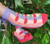 Fräulein Prusselise - Organic Baumwollsocken Kirsche