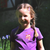 Enfant Terrible shirt mit Blumen Stickerei dark lavender