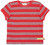 Loud+Proud T-Shirt leinen Streifen chilli