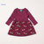 Little Green Radicals Nordic Horses Twirler Dress