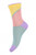 Socken Baumwolle Block gelb mint