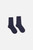 Socken Wolle-Bambus marine Hust&Claire