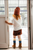 Kniestrumpf Rippe Baumwolle Old School mamas Feet jeans