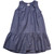 Uni Baumwollkleid Popeline blau Müsli by Green Cotton