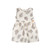 Musselin Kleid Palmenblatt creme Pure Pure