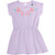 Kleid lavender helles lila mit Stickerei Aloha Flower Dress Fred´s World by Green Cotton