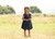 Kleid kurzarm mit Stickerei marine Enfant Terrible