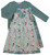 Enfant Terrible Wendekleid Blumen und Dschungel mint Baumwolle
