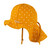 Pure Pure mini Nackenschutz Sommermütze Leinen Mango