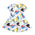 Walkiddy Kleid Dress the birds of reinforest