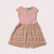 Kurzarmkleid mit Blumen